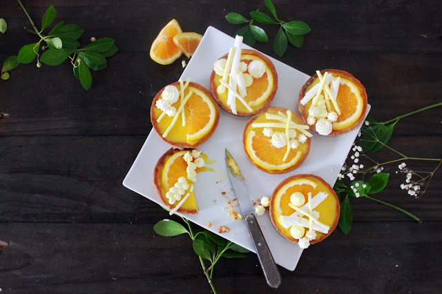 Tartelettes orange meringuée
