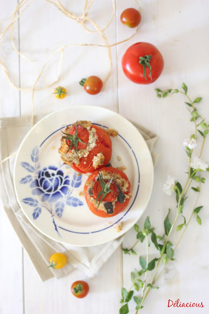 Recette de tomate farcie sans viande