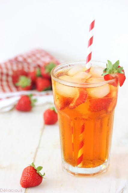 Recette de boisson aux fraises