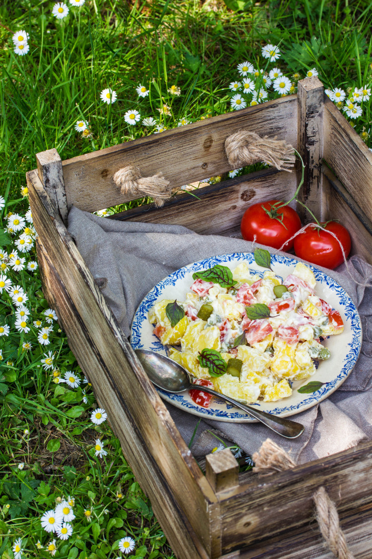 Salade piémontaise végétalienne