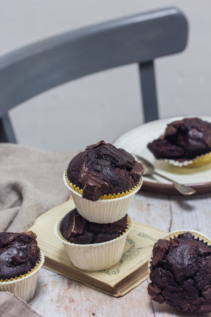 Muffins au chocolat sans oeufs