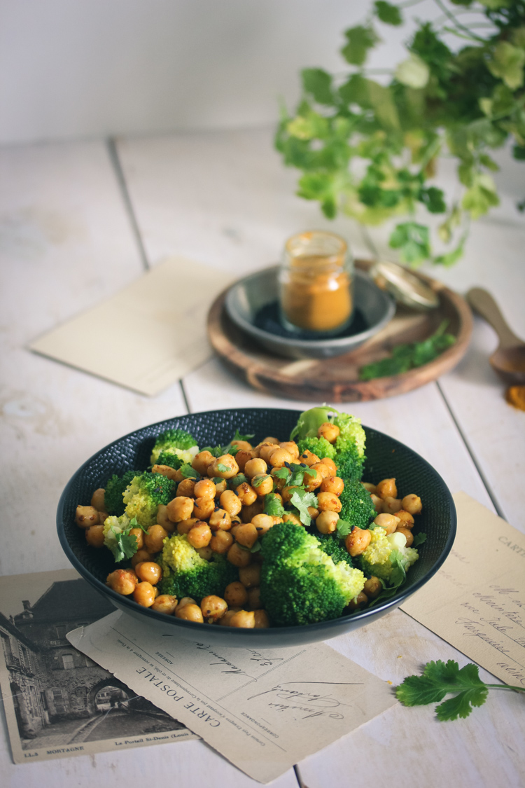 Recette de pois chiches rôtis à l'huile d'olive