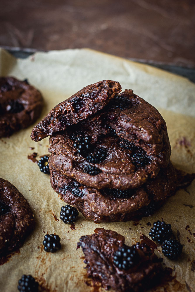 Cookies Vegan Chocolat Et Mure Desserts Faciles