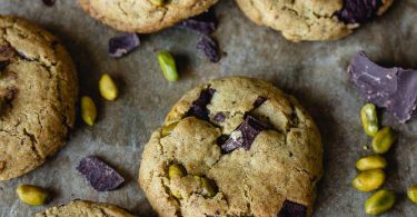 Cookies vegan pistache chocolat
