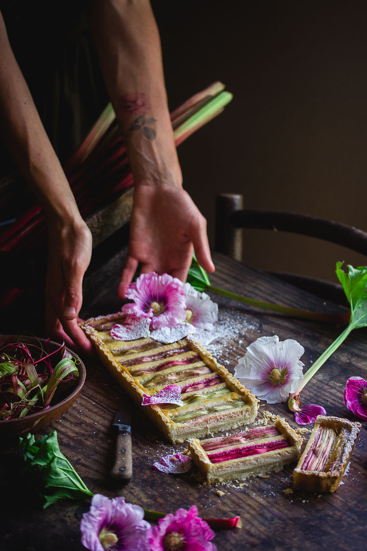 Tarte à la rhubarbe à l'ancienne