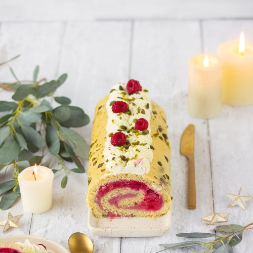 Buche Vegan A La Framboise Dessert Vegan De Noel