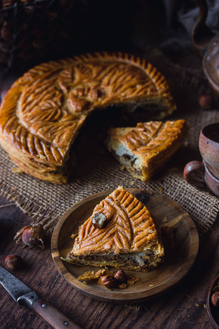 Galette à la frangipane citron et noisette
