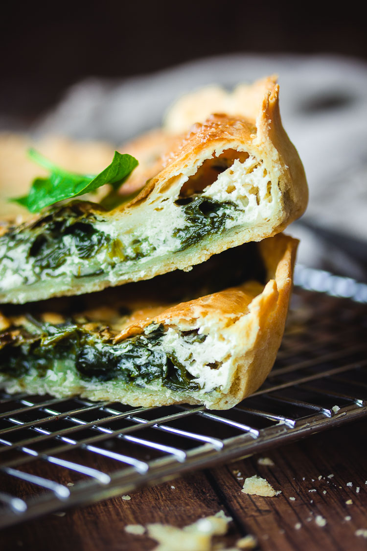 Quiche aux épinards vegan