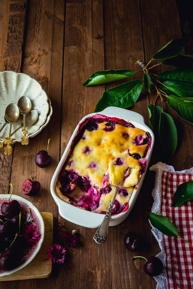 Clafoutis sans oeufs ni lait