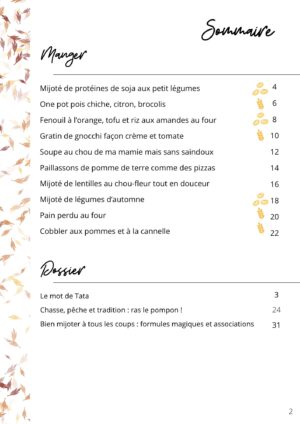 Mijotés vegan d'automne