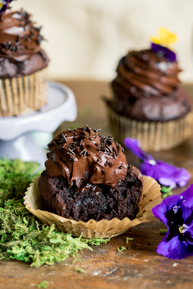 Muffins à la betterave et au chocolat vegan