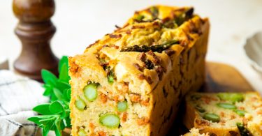 Cake vegan aux asperges