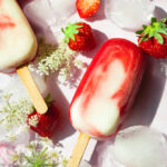 Popsicles à la fraise