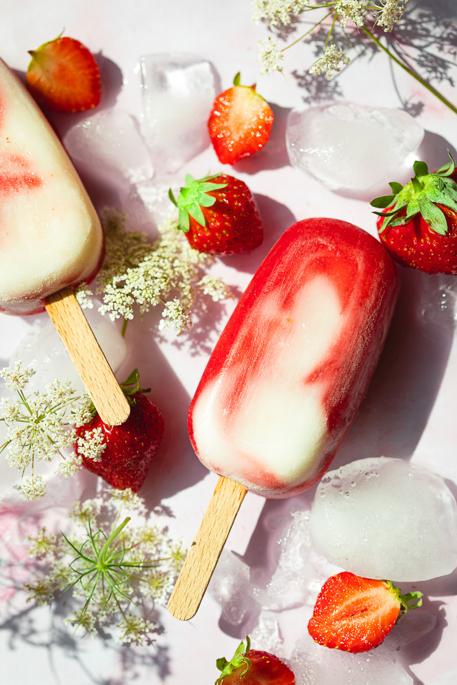 Popsicle fraise 