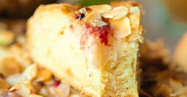 Gâteau aux pêches vegan