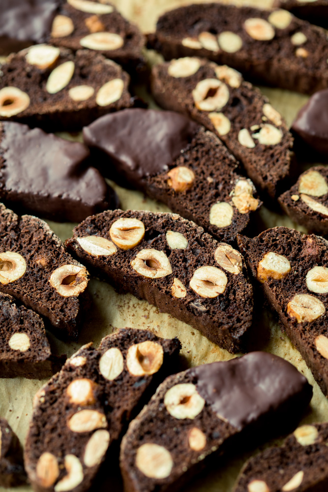 Biscotti au cacao et aux noisettes vegan