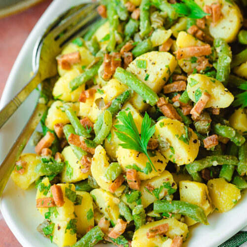 Salade de pomme de terre aux haricots verts